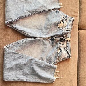 Forever 21 Light Blue Straight Leg Jeans